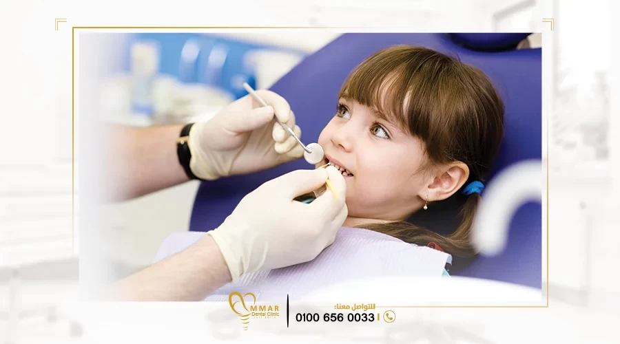 تنظيف اسنان الاطفال من الجير         image