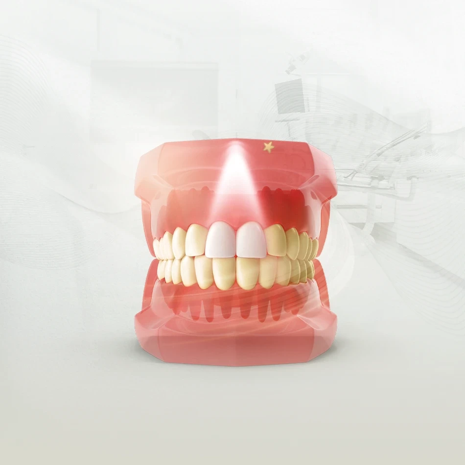 Laser whitening image